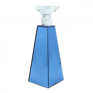 Alora Mavi Şamdan 28 cm