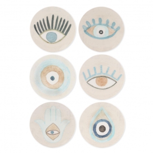 Amulet Pasta Tabağı 6lı Set - 19 Cm