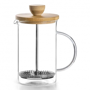 Bambu Kapaklı French Press 600 ml