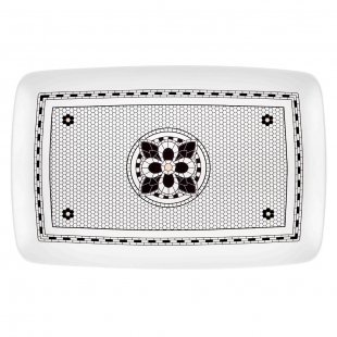 Bistro Dikdörtgen Servis Tabağı 34x25 cm