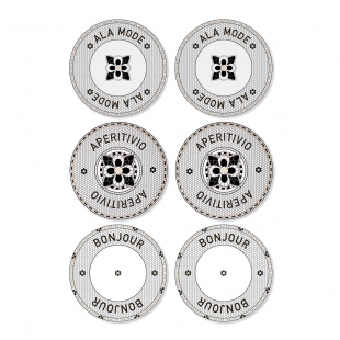 Bistro Pasta Tabağı 6 Lı Set - 19 cm