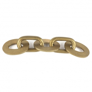 Dekoratif Gold Zincir Obje 33x8 cm
