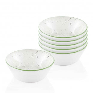 Dots Kase 6 Lı Set - 15 cm - Yeşil