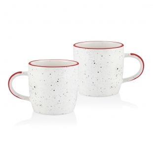 Dots Kupa 2 Li Set 200 cc - Kırmızı