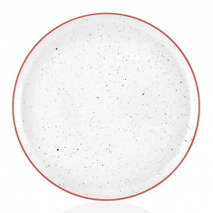 Dots Servis Tabağı - 30 cm - Kırmızı