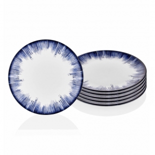 Gisou Pasta Tabağı 21 Cm - 6 Lı Set