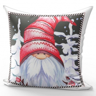GNM0015 Gnomes Yastık - 40 X 40 Cm