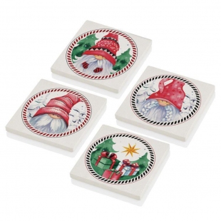 Gnomes Bardak Altlığı 4 Lü Set