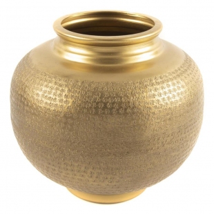 Gold Antik Nikel Vazo 28x32 cm