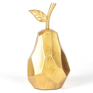 Gold Armut Dekor 22 cm