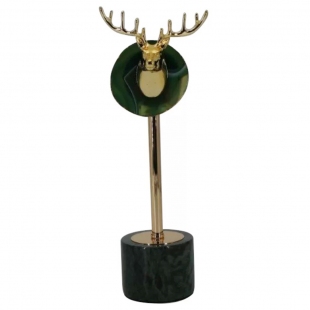 Gold Geyikli Dekor 30 cm