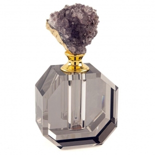Gold Gri Parfüm Şişesi 6x13 cm