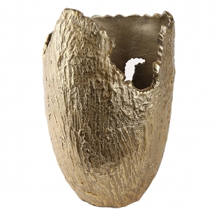 Gold Metal Dekor Vazo 33x24x18 cm