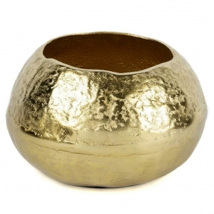 Gold Metal Vazo 21x13 cm
