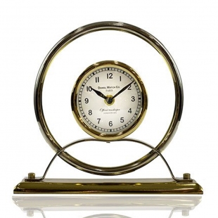Gümüş Gold Büyük Masa Saati 28x8x25 cm