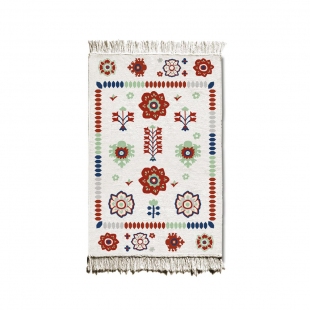 Kilim Çift Taraflı (Çiçekli) 90x60 cm