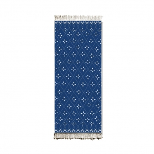 Kilim Çift Taraflı (Mavi Geometrik) 200x80 cm