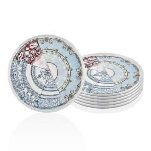 Kintsugi Servis Tabağı 28 Cm - 6 Lı Set