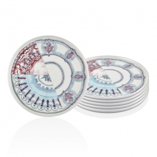 Kintsugi Servis Tabağı 28 Cm - 6 Lı Set