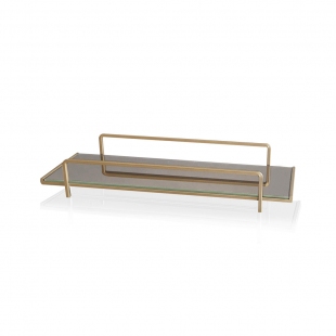 Kozmetik Standı Gold - 6x37x13 cm