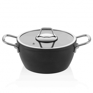 La Mia Cucina 20 cm Derin Tencere - Siyah