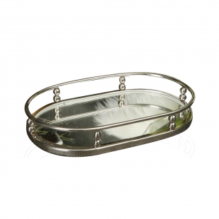 Lux Oval Ayna Tepsi