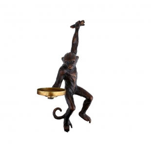 Monkey Duvar Mumlugu 51 Cm