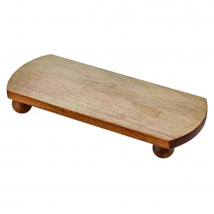 Naturel Ayaklı  Servis Standı 31x12 cm