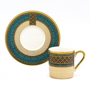 Osmanlı Motif 6'lı Kahve Fincan Takımı