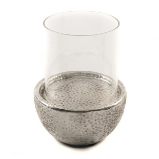 Oval Metal Mumluk 12x17 cm