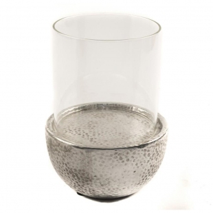 Oval Metal Mumluk 30x37 cm
