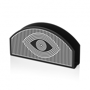 Peçetelik Siyah 16 x 8 Cm - Eye