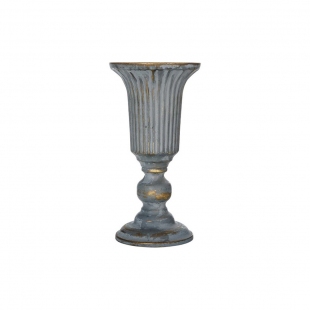Sahara Bronz Metal Dekoratif Vazo Küçük Boy