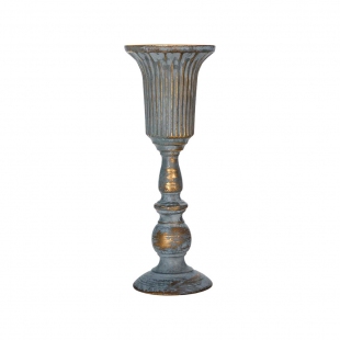 Sahara Bronz Metal Dekoratif Vazo Büyük Boy