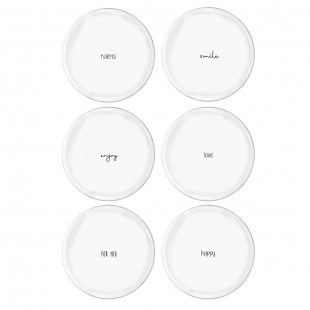 Summertime Pasta Tabağı 6lı Set - 19 cm