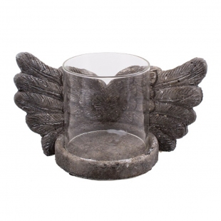 Taş Melek Kanat T-light 20 cm