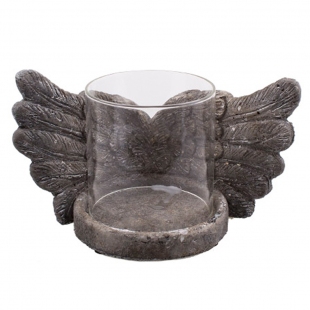 Taş Melek Kanat T-light 25 cm