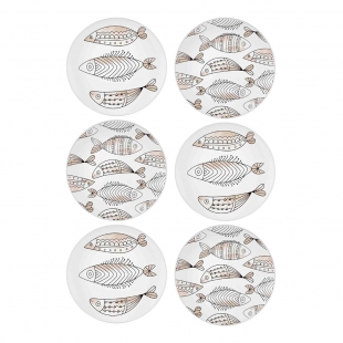 Wish Pasta Tabağı 6'lı Set 19 Cm