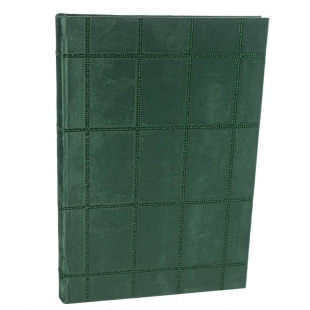 Yeşil Velvet Kitap Kutu 35x24x3 cm