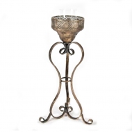 Antique Kıvrımlı Şamdan Küçük 64 cm