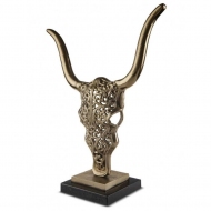 Gold Kaideli Boğa Kafası 44x53 cm
