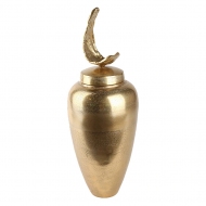 Gold Metal Dekor Küp 46,5 cm