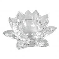 Kristal Lotus Mumluk 6x10 cm