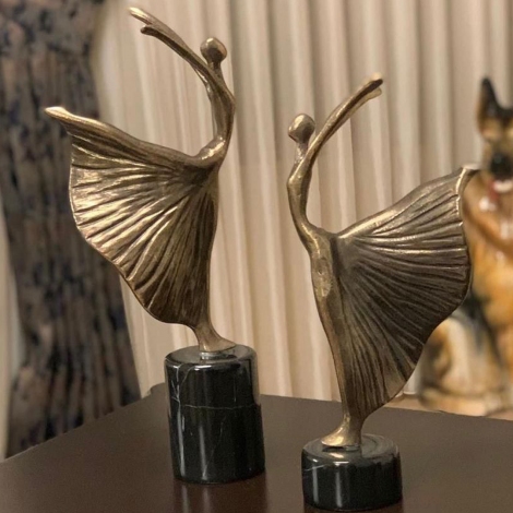 2li Gold Eskitme Balerin