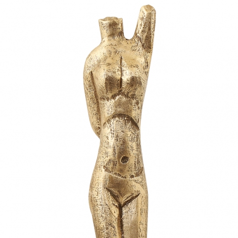 Ahşap Kadın Figürü Biblo 10x52 cm