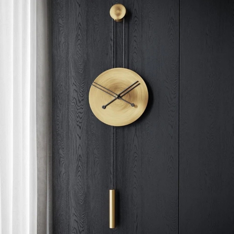 Antik Gold Duvar Saati 30 cm