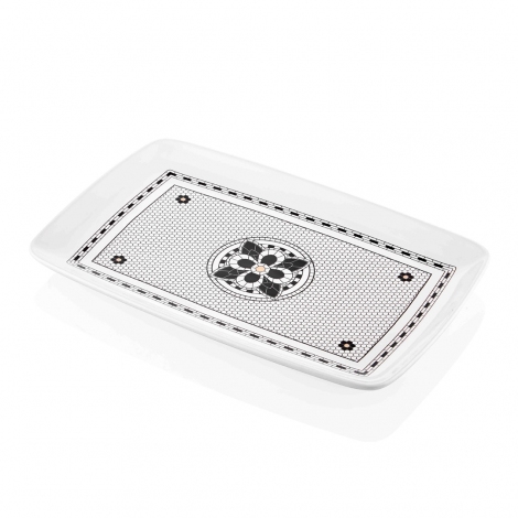 Bistro Dikdörtgen Servis Tabağı 34x25 cm