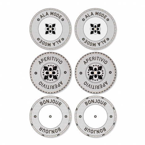 Bistro Pasta Tabağı 6 Lı Set - 19 cm
