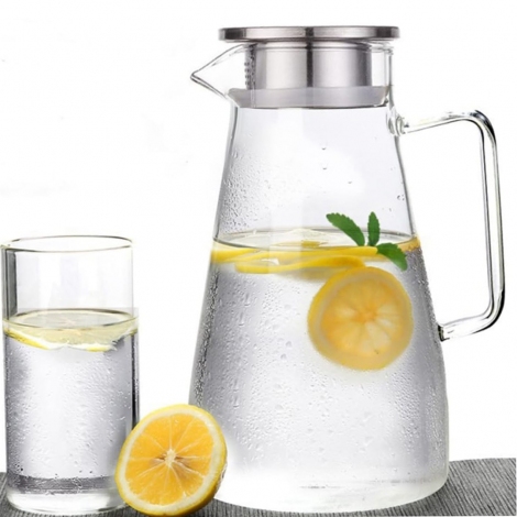Borosilikat Cam Sürahi 1,8 Litre