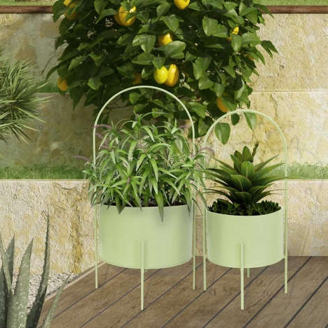 Cotta Saksı 40x21 cm - Yeşil